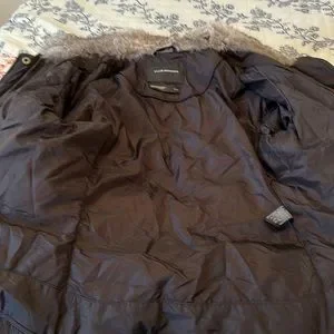 Club Monaco Jackets Coats Club Monaco Fur Trim Down Jacket M